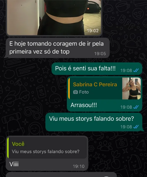 Depoimento de aluna da Letícia
